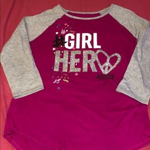 #Girl hero shirt
